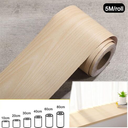 Decorative wallpaper waistline 16.4ft Self Adhesive Wallpaper Border Roll Wall Peel Stick Molding Border Home Ceiling Sticker for Bathroom Living Room Kitchen ( Color : R , Size : 40cm(W)X5m(L) ) in Saudi Arabia