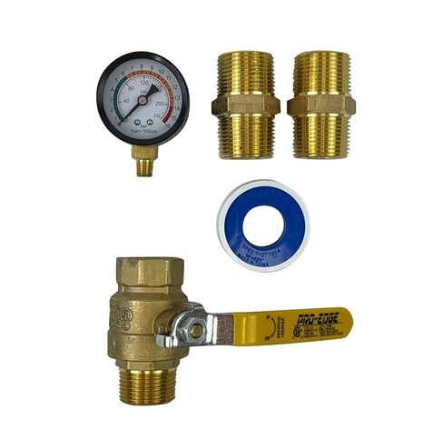 1" NPT Industrial (4-Stage) Moisture Removing Particulate Filter and Oil Removing Coalescing Filter and Desiccant Air Dryer and Air Pressure Regulator in Kuwait