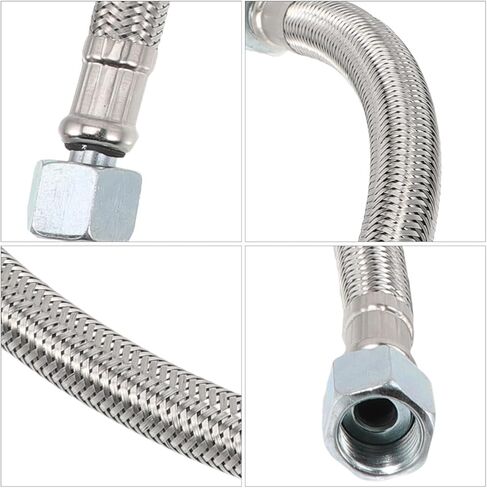 Air Compressor Hose Braided Stainless Steel Flexible Short Air Compressor Hose One-Way Valve for Industrial Use in Saudi Arabia