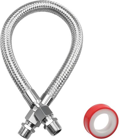 خراطيم ضاغط الصف الصناعي من الفولاذ المقاوم للصدأ （مع أشرطة ختم الخيط) 1/2 "npt male x 20" ، 750 ° f ， 450 psi ، كلا الجانبين يدوران بحرية in Saudi Arabia