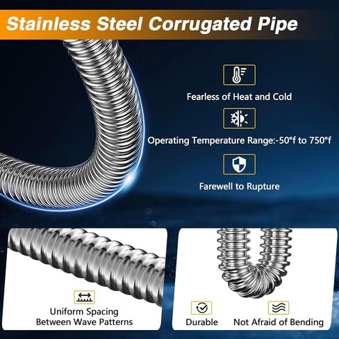 خراطيم ضاغط الصف الصناعي من الفولاذ المقاوم للصدأ （مع أشرطة ختم الخيط) 1/2 "npt male x 20" ، 750 ° f ， 450 psi ، كلا الجانبين يدوران بحرية in Saudi Arabia