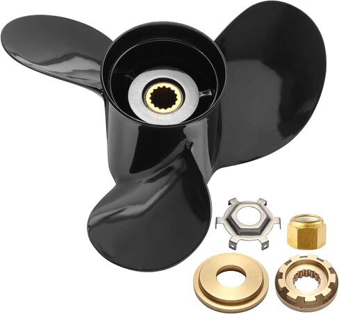 13 x 19 Aluminum Boat Propeller for Mercury Engines 40 50 60 70 75 80 90 100 115 125 140 150HP 48-77346A45 15Spline Tooth RH in Saudi Arabia
