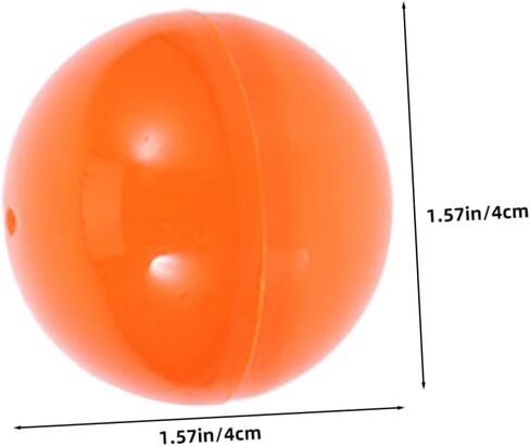 Milisten 50pcs Openable Plastic Bingo Balls Lightweight Raffle Drawing Spheres for Team Building Parties Casual Gatherings Fun Party Favor Containers in Kuwait