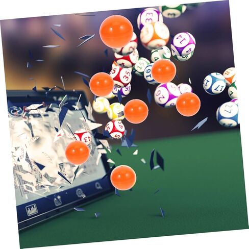 Milisten 50pcs Openable Plastic Bingo Balls Lightweight Raffle Drawing Spheres for Team Building Parties Casual Gatherings Fun Party Favor Containers in Kuwait