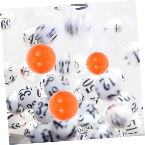 Milisten 50pcs Openable Plastic Bingo Balls Lightweight Raffle Drawing Spheres for Team Building Parties Casual Gatherings Fun Party Favor Containers in Kuwait