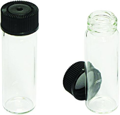 SE 1-3/4" x 9/16" Leak-Proof Glass Vial Set (12 PC.) - GB3-12 in Saudi Arabia
