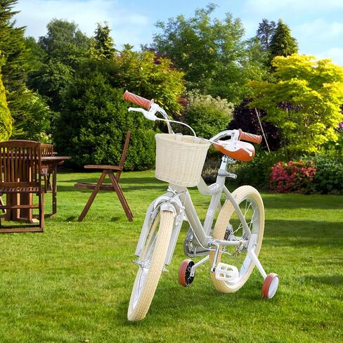 MEGHNA Woven Bike Basket Mini Basket for Kids Bike Small Handlebar Bike Basket for Girl Boy Children, for Cycling and Garden House Decoration in Saudi Arabia