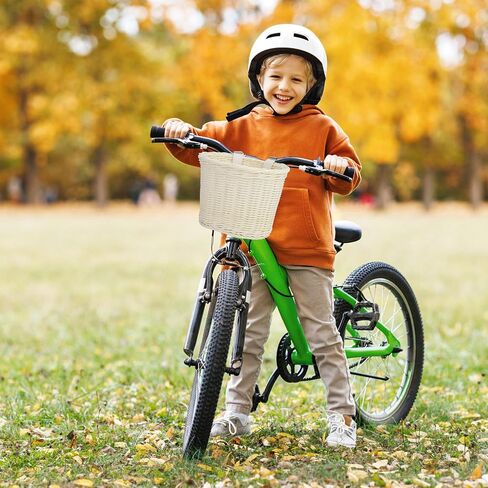 MEGHNA Woven Bike Basket Mini Basket for Kids Bike Small Handlebar Bike Basket for Girl Boy Children, for Cycling and Garden House Decoration in Saudi Arabia