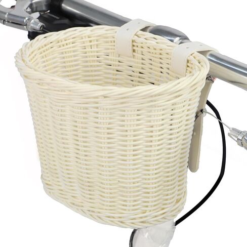 MEGHNA Woven Bike Basket Mini Basket for Kids Bike Small Handlebar Bike Basket for Girl Boy Children, for Cycling and Garden House Decoration in Saudi Arabia