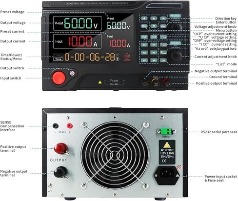 30V 50A USB Communication Serial Port Lab Bench تنظم مزود الطاقة القابل للبرمجة in Saudi Arabia