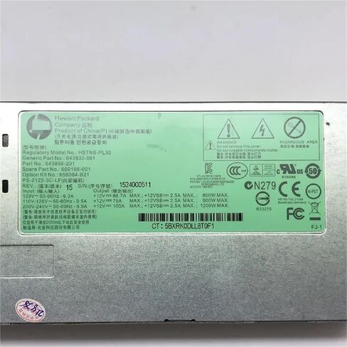 HSTNS-PL30 DPS-1200SB A 1200W POWERSS 643933-001 643956-201 660185-001 656364-B21 for Gen8 G8 Server in Kuwait