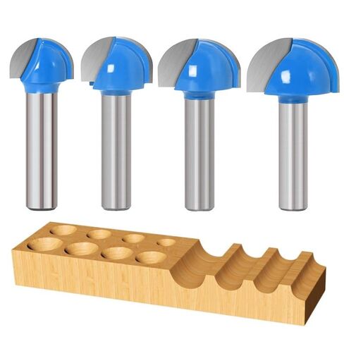 8mm Shank Corner Rounding Router Bit 16/19/22/25mm Round Router Bit Wood Trimming Cutter Radius Wood Milling Cutter (Size : 8x22mm) in Kuwait