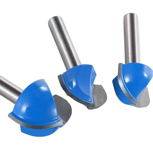 8mm Shank Corner Rounding Router Bit 16/19/22/25mm Round Router Bit Wood Trimming Cutter Radius Wood Milling Cutter (Size : 8x22mm) in Kuwait