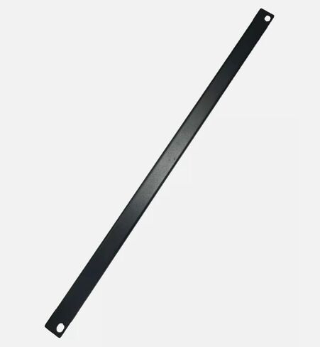 1/2U (الفضاء) الأسود شاق 16GA لوحة رف فارغة 19 "× 0.875" in Saudi Arabia