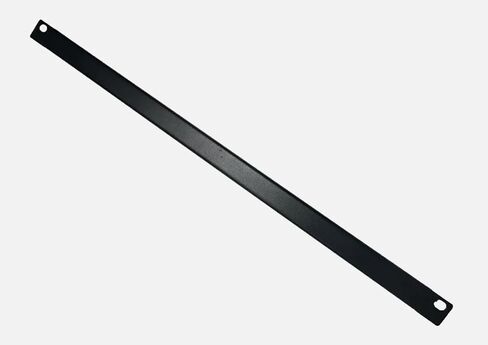 1/2U (الفضاء) الأسود شاق 16GA لوحة رف فارغة 19 "× 0.875" in Saudi Arabia