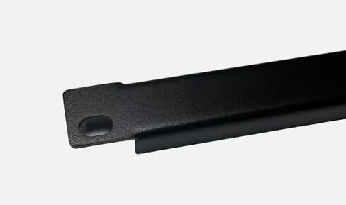 1/2U (الفضاء) الأسود شاق 16GA لوحة رف فارغة 19 "× 0.875" in Saudi Arabia