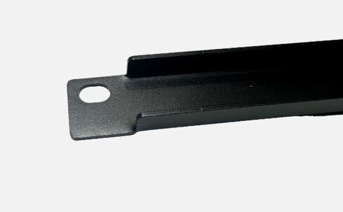 1/2U (الفضاء) الأسود شاق 16GA لوحة رف فارغة 19 "× 0.875" in Saudi Arabia