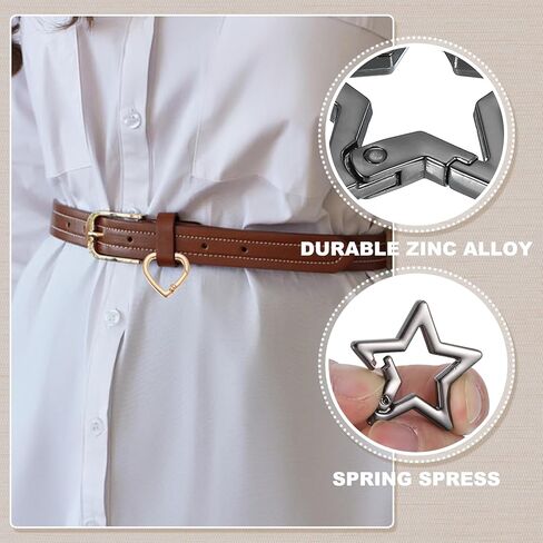 مقطع سلسلة مفاتيح Patikil Star ، مفتاح Star Ring Snap Hook Clips Zinc Alloy Trigger Spring Buckle in Kuwait