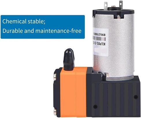 400 مل/دقيقة KLP01 مصغرة عالية التدفق الحجاب الحاجز مضخة السائل 12V 24V DC الضغط السائل 3 بار 62 ديسيبل لمياه المختبر والبديل 1pcs (KLP01-E KA 1 (24V)) in Saudi Arabia