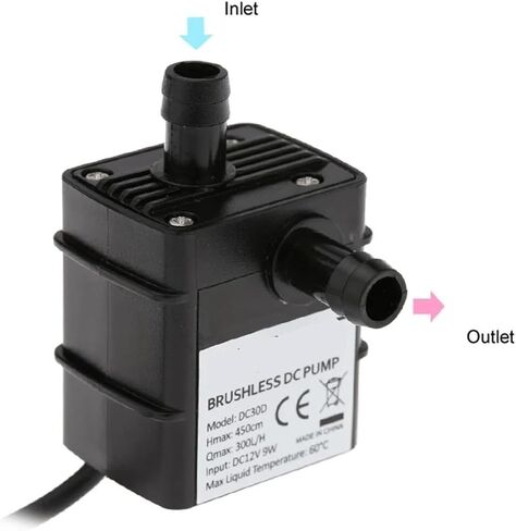 Ultra-Quiet Mini DC12V 9W مضخة زيت الماء بدون فرش in Saudi Arabia