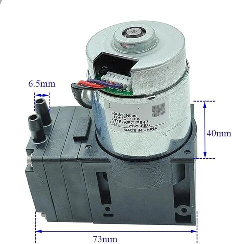 Brushless Motor Vacuum Air Pump DC 12V -80KPa Diaphragm Negative Pressure Suction Pump 1Pcs in Saudi Arabia