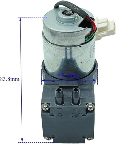 Brushless Motor Vacuum Air Pump DC 12V -80KPa Diaphragm Negative Pressure Suction Pump 1Pcs in Saudi Arabia