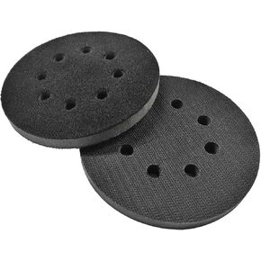 5 Inch 8 Hole Hook and Loop Backing Pad Protector - Multi-Hole Pad Saver for Random Orbital Sanders - Round Foam Interface Sanding Pads Soft Sponge Cushion Buffer Pads (1PC) in Kuwait