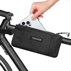 Bike Frame Bag – Water-Resistant Top Tube Bike Bag, Minimalist Bicycle Storage Pouch for Smartphone & Cards, Fits Road & Mountain Bikes in Kuwait