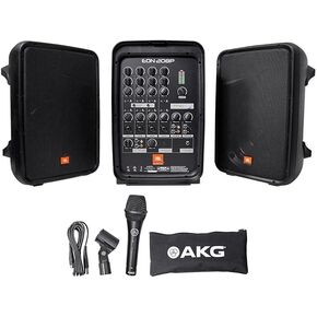 JBL Professional EON208P Portable All-in-One 2-way PA System with 8-Channel Mixer and Bluetooth (Renewed) in Saudi Arabia