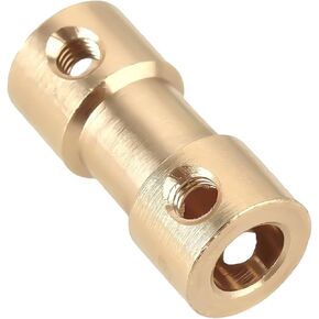 1pcs D9 L20 Brass Motor Coupling 2mm 2.3mm 3mm 3.17mm 4mm 5mm 6mm Motor Transmission Connector Flexible Shaft Coupler(6mm to 6mm) in Kuwait