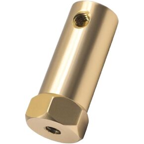 1pc D12 L30 سداسي سيارة عجلة عمود اقتران اقتران موصل الإطارات النحاس الروبوت روبوت 3 مم 4 مم 5 مم 6 مم 7 مم 8 مم للمحرك (4 مم) in Kuwait