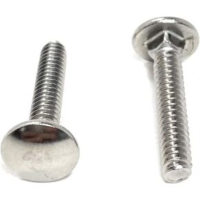 10-24x1 Carriage Bolts Stainless Steel 18-8 (25 Pieces) in Kuwait