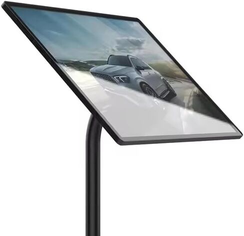 A3 حامل قائمة الصلب غير القابل للصدأ ، ارتفاع قابل للتعديل 110 سم ، أبيض in Kuwait