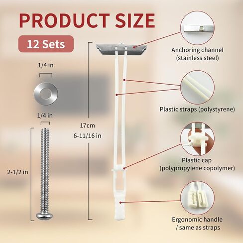 12pcs مرساة دريوال ثقيلة مع البراغي لمدة 1/4 "-20 ، 270+ رطل الجدار المجوفة لجهاز التثبيت التلفزيوني ، الترباس دريوال - مطلي بالزنك ، سهلة التثبيت in Kuwait