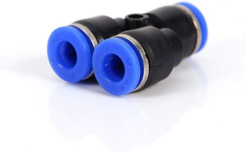 Pneumatic Push In Fittings Air Valve Water Hose Pipe Connector Joiner TP Durable Quick Connect for Air Water Vacuum Systems Plastic Polyurethane Nylon Polyethylene Polypropylene in Saudi Arabia