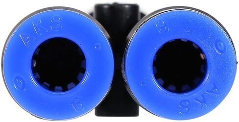 Pneumatic Push In Fittings Air Valve Water Hose Pipe Connector Joiner TP Durable Quick Connect for Air Water Vacuum Systems Plastic Polyurethane Nylon Polyethylene Polypropylene in Saudi Arabia