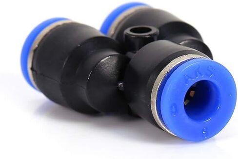 Pneumatic Push In Fittings Air Valve Water Hose Pipe Connector Joiner TP Durable Quick Connect for Air Water Vacuum Systems Plastic Polyurethane Nylon Polyethylene Polypropylene in Saudi Arabia