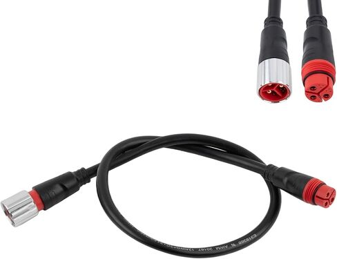 9 Pin E-Bike Motor Extension Cable Fit for Bafang G062 G063 750W 1000W Hub Motor, 11Pin 50Cm/19.68'' E-Bike Extension Conversion Cable, Female to Male Waterproof Connector in Kuwait