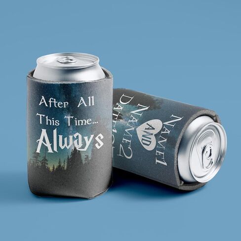 Victorystore Can and Beverage Coolers - Custom Wedding Can Tool أكثر برودة ، "بعد كل هذا الوقت. دائمًا" ، مجموعة من 100 in Saudi Arabia