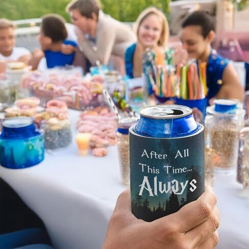 Victorystore Can and Beverage Coolers - Custom Wedding Can Tool أكثر برودة ، "بعد كل هذا الوقت. دائمًا" ، مجموعة من 100 in Saudi Arabia