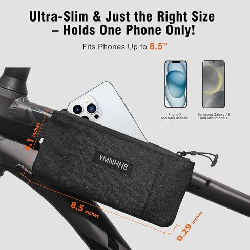 حقيبة إطار الدراجة-حقيبة دراجة قمة أنبوب مقاومة للماء ، حقيبة تخزين للدراجات البسيطة للهواتف الذكية والبطاقات ، والدراجات الجبلية in Kuwait