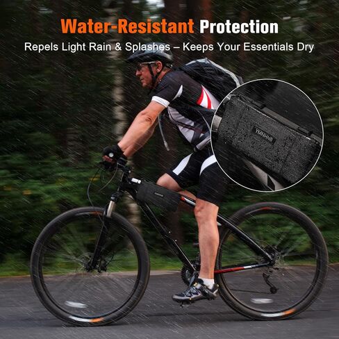 حقيبة إطار الدراجة-حقيبة دراجة قمة أنبوب مقاومة للماء ، حقيبة تخزين للدراجات البسيطة للهواتف الذكية والبطاقات ، والدراجات الجبلية in Kuwait
