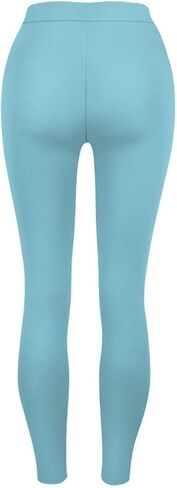 High Waisted Leggings for Women Tummy Control Buttery Soft Yoga Pants Solid Color Gym Workout Running Trendy Pant in Kuwait
