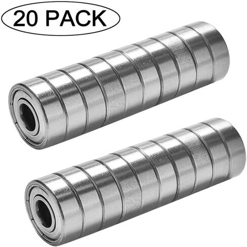 20pcs محامل كرات الصلب الكربونية استبدال صف واحد الأخدود العميق محامل مصغرة لألواح التزلج ملحقات الزلاجات المضمونة in Saudi Arabia