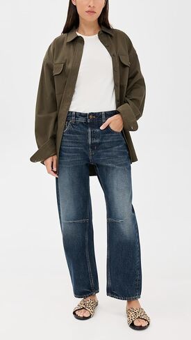 Madewell Women's The Darted Barrel-leg Jean in Kuwait