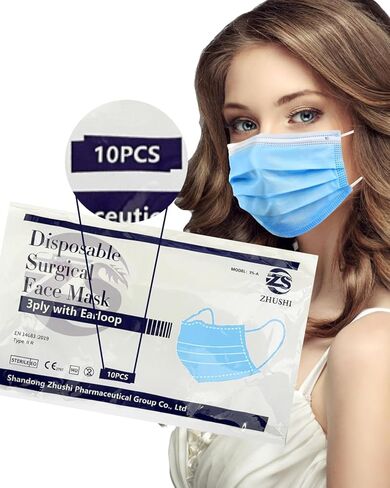 50pcs disp0sable filter 3 طبقات تغطية مريحة للتنفس المستخدمة في المستشفيات والمدارس والصحة العامة in Kuwait