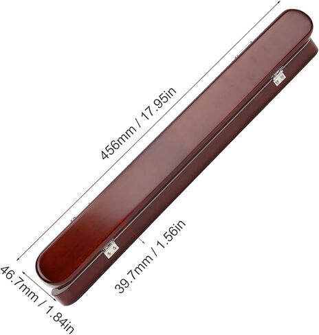Red Sandalwood Conductor Baton Box Commander Baton Case with Hand Pull Buckle لتخزين Baton الراقية 45.5 × 4 × 3.8 سم in Saudi Arabia
