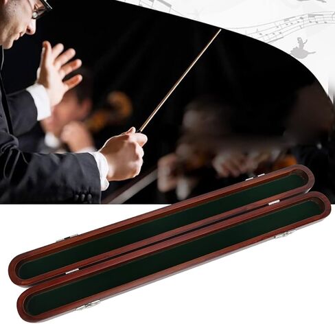 Red Sandalwood Conductor Baton Box Commander Baton Case with Hand Pull Buckle لتخزين Baton الراقية 45.5 × 4 × 3.8 سم in Saudi Arabia