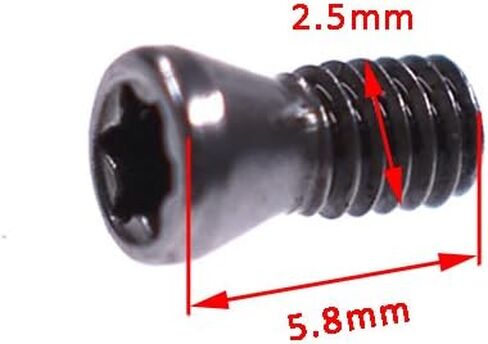 HGC 20pcs M3.5x10 Alloy Steel Torx Screws for Replaces Carbide Insert CNC Lathe Tool in Saudi Arabia