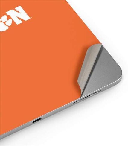 Skinit Skinit Tablet Skinner مع iPad Air 11in (2024-2025) - تصميم طباعة نمر جامعة كليمسون المرخص رسميًا in Kuwait